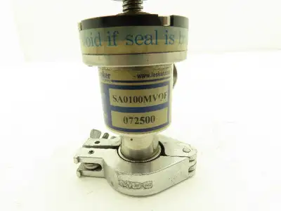Kurt J Lesker SA0100MVQF Pneumatic Angle Valve Vacuum Isolation 1" Connection