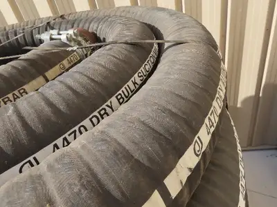 4470 Jason 4470 Dry Bulk Material Suction Hose 5" ID x 49' Gum Rubber 75 PSI