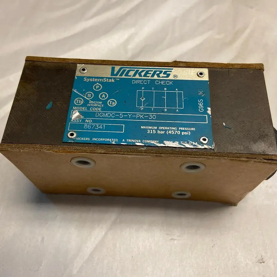 New | in-Stock VICKERS DGMDC-5-Y-PK-30 Pump & Valve Parts Ohio US | Surplus Asset Holdings #1242335