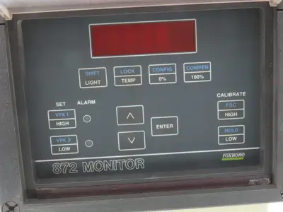 Foxboro 872-20AMS-78 Monitor 872 Series Alarm 0-20 MS/CM 4-20MA 120VAC