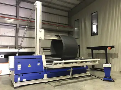 New | in-Stock BENDMAK CY4R-HHS 300-30/13 Plate Bending Rolls including Pinch Texas US | FMI Trading #1289656