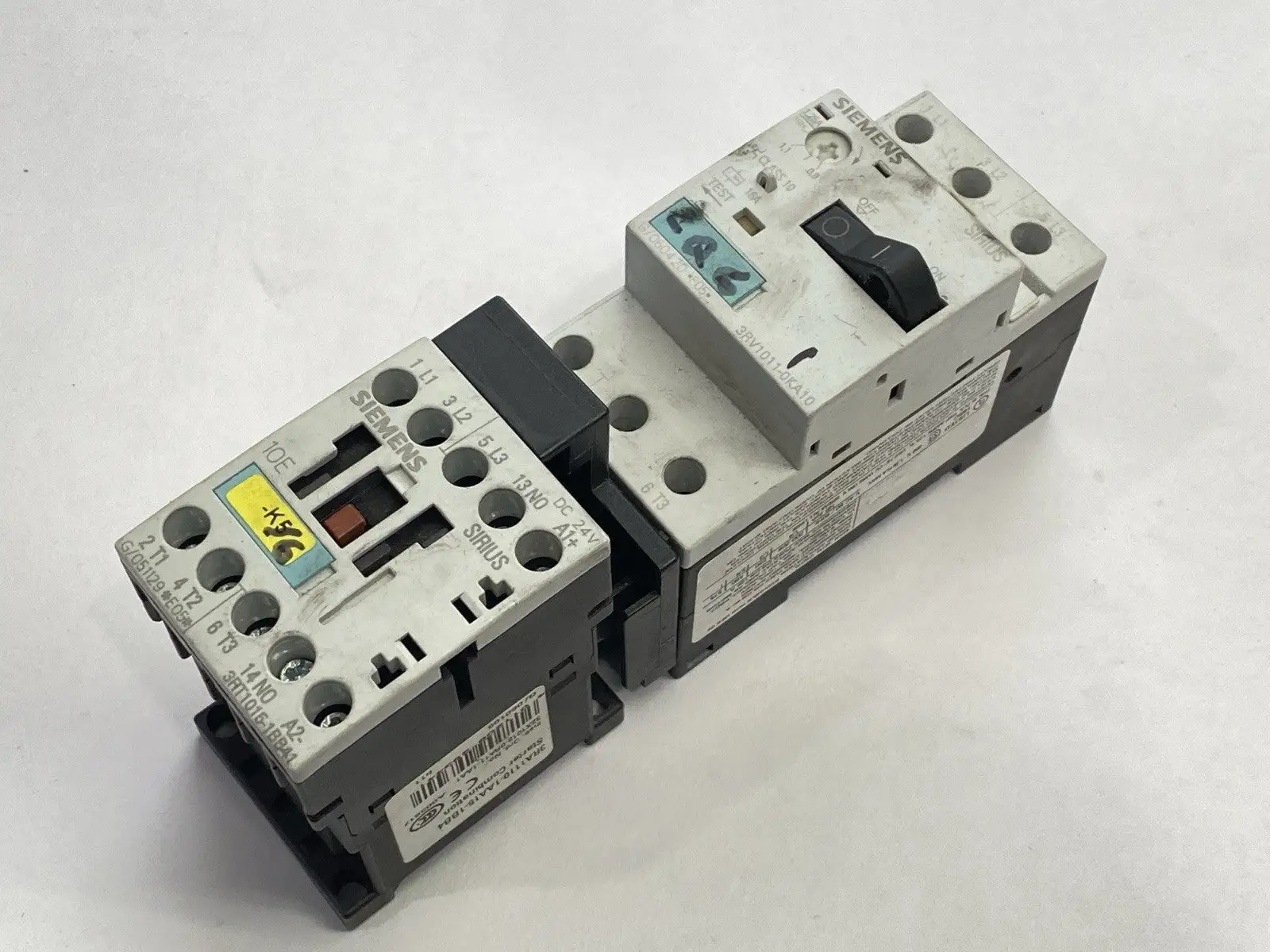 Used Siemens Contactor Starter Combination 1.1-1.6A 400VAC 24VDC Starters Michigan US | Maverick Industrial Sales #1401933