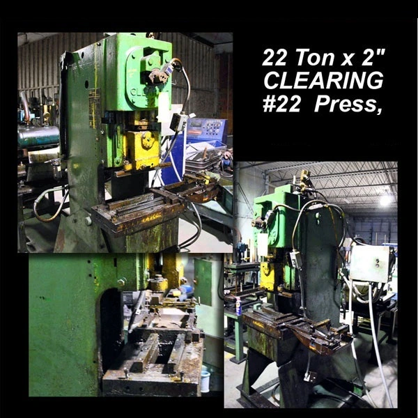 Used CLEARING #22 C-Frame Presses Ohio US | G-2000, Inc. #1082025
