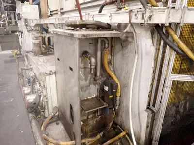 48" X 3-STAGE RANSOHOFF ROTARY DRUM BATCH AUTOMATIC PARTS DEBURR & WASHER SYSTEM, NEW 2013: YOBRO #24300