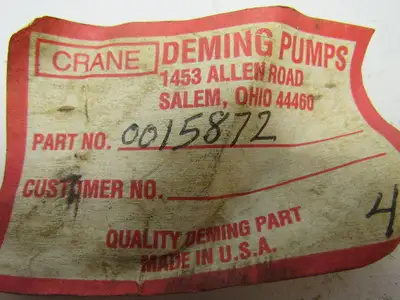 New | in-Stock CRANE DEMING _UNKNOWN_ Pumps | Arrow Industrial #620748