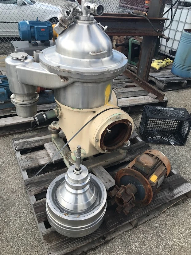 Westfalia SB 14-36-076 clarifier centrifuge, 316SS.