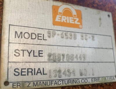 ERIEZ Overhead Conveyor Magnet SP-6530-SC-2