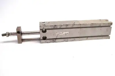 USED SMC FREE MOUNT COMPACT ACTUATOR CYLINDER W/ VACUUM 0.7