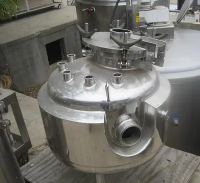 Tank, 18 Gallon, 45 PSI, Jacketed, 316L Stainless Steel, Precision, #C739348