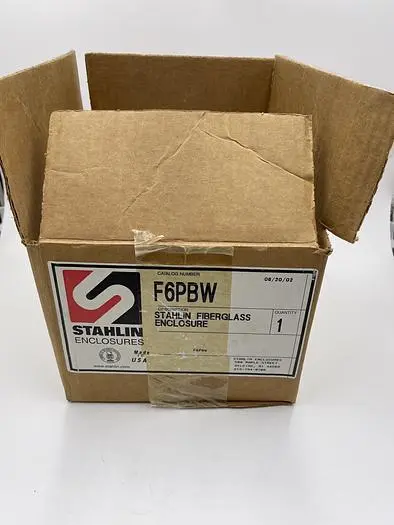 New | in-Stock STAHLIN STAHLIN F6PBW Misc Electrical & Power Parts | ND Industrial Surplus #1215400