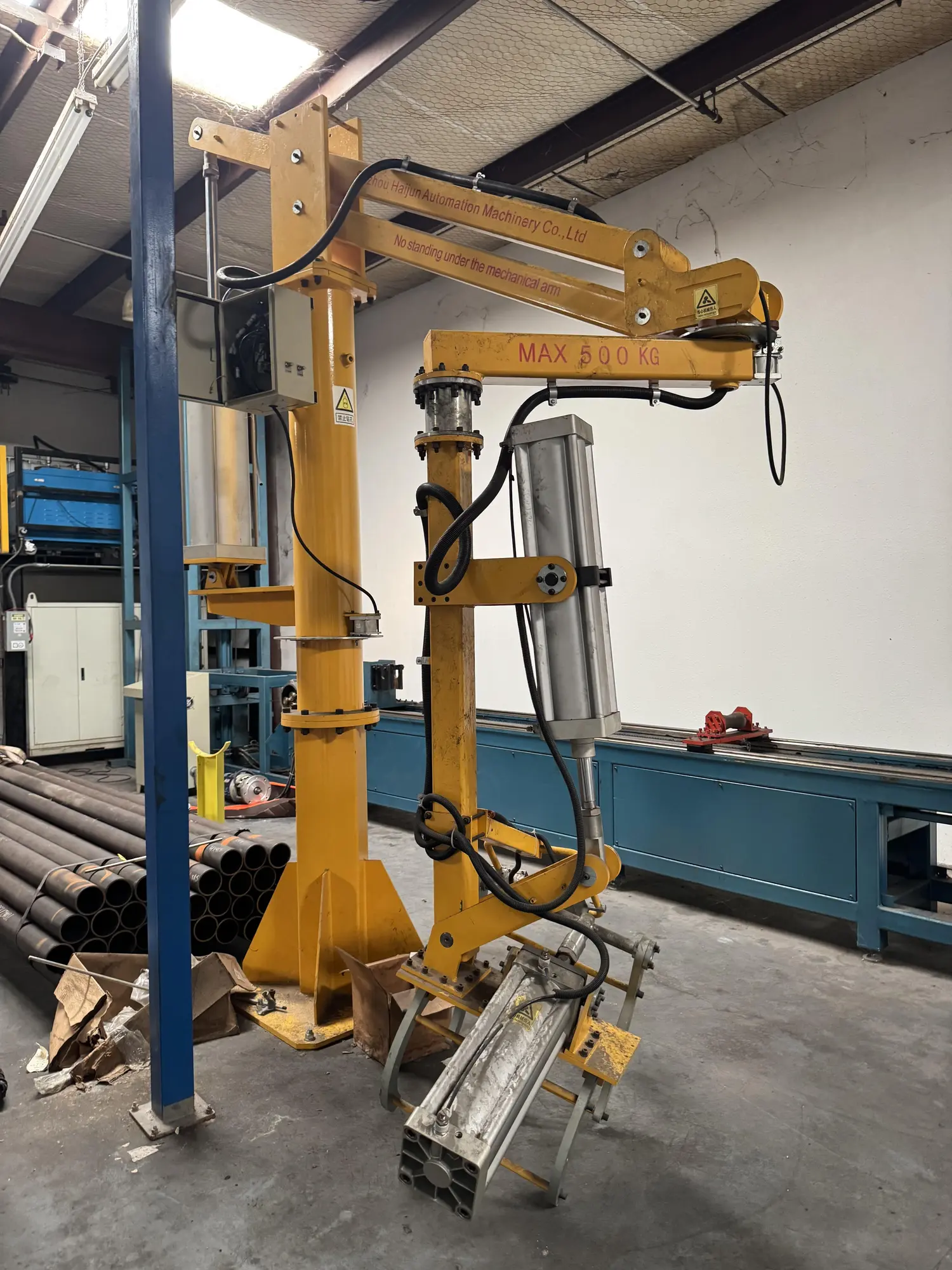 Jib Crane Hydraulic Part Manipulator