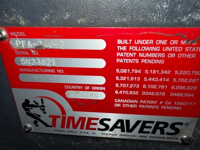 Used 2021 TIMESAVERS LYNX 37MWT-D-60 Finishing Machines Michigan US | iGAM Industrial Marketplace #1310311