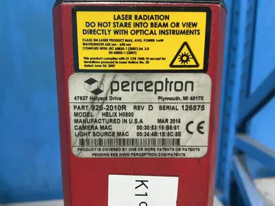 Used 2015 PERCEPTRON HELIX H0800 Laser Scanners Ohio US | HGR 24 #1455429