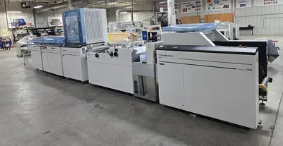 USED 2015 HUNKELER ROLL TO SHEET 22” WIDE CONVERSION LINE