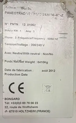 USED 2012 BONGARD V3+