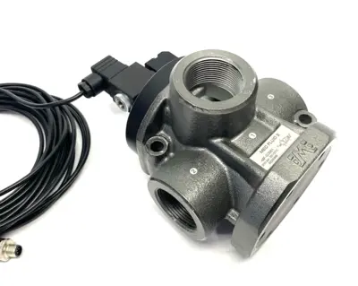 USED MEC FLUID 2 SERVO-ASSISTED VACUUM VALVE 3-WAY, 1-1/2" PORTS, COMP. AIR