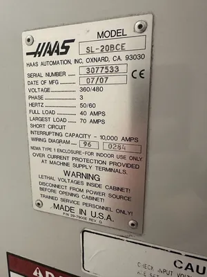 HAAS SL20 CNC Machines | Bowland Trading Ltd (16)