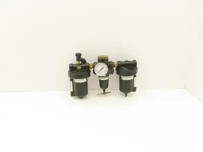 Watts Fluidair Pneumatic Air Filter Regulator Lubricator Combo 1/2"NPT