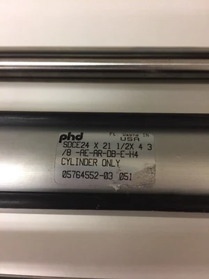 USED PHD SDCE24 X 21 1/2 X 4 3/8-AE-AR-DB-E-H4