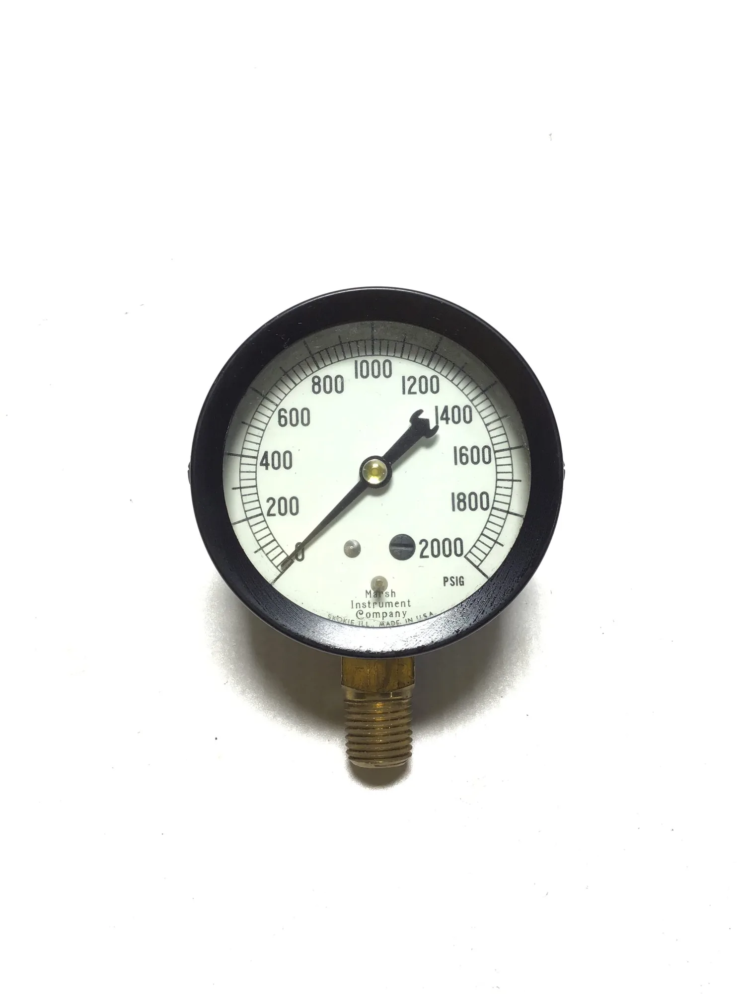 Marsh 2000PSI Instrument Pressure Gauge (Lot of 2)