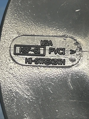 +GF+ NSF-61 PVCI SCH 80,(1 1/2”)NNB Fast Shipping! + Warranty