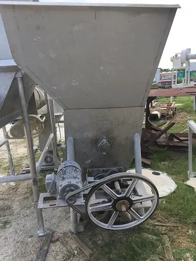Hopper, 100 CF, S/st, Dims, Screw Discharge #S741179