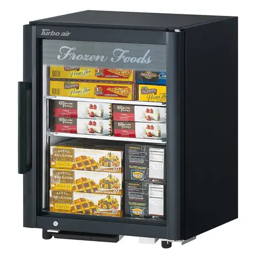 Turbo Air TGF-5SD-N 25" Countertop Freezer w/ Front Access - Swing Door, Black, 115v