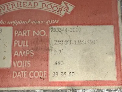 Used OVERHEAD DOOR JST513 Motors (misc) Ohio US | HGR 24 #1567074