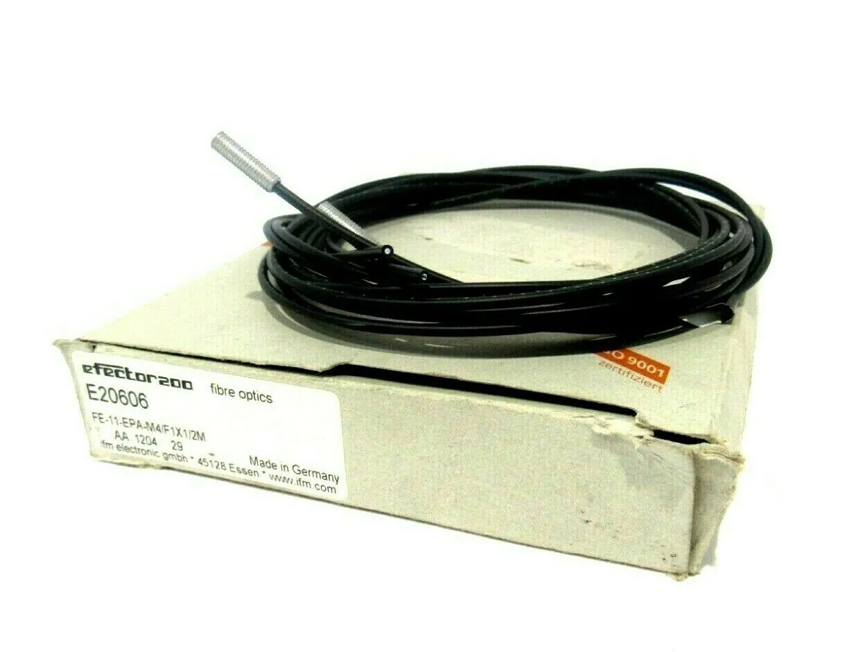 NEW EFECTOR FE-11-EPA-M4/F1X1/2M FIBER OPTIC E20606