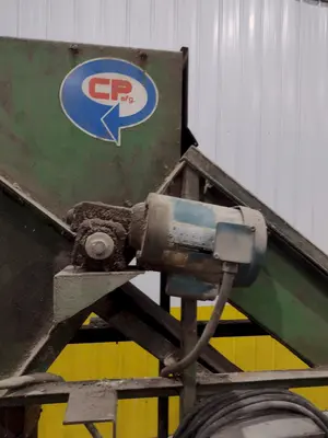 96" CP MFG MODEL #GC-100 "GLASSHOPPER" PORTABLE INCLINED CONVEYOR & GLASS CRUSHER: YOBRO #24416