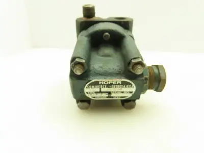 Roper 18AP02 Hydraulic Lubrication Gear Pump 7.2 GPM 300 PSI 3/8" NPT 1/2" Shaft