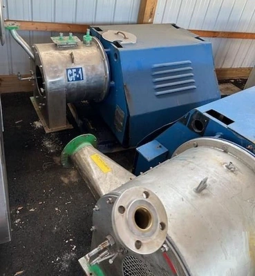 (2) Krauss-Maffei SZ 21 single-stage pusher centrifuges, SS.
