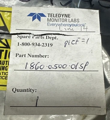 NEW Teledyne Monitor Labs 1860-0500-01SP