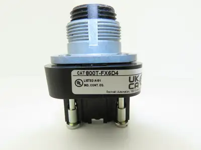 Allen Bradley 800T-FX6D4 Push-Pull E-Stop Pushbutton 30mm  -No Cap Head