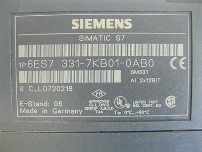 Siemens 1P 6ES7331-7KB01-0AB0 Simatic S7 Input Module NEW D2