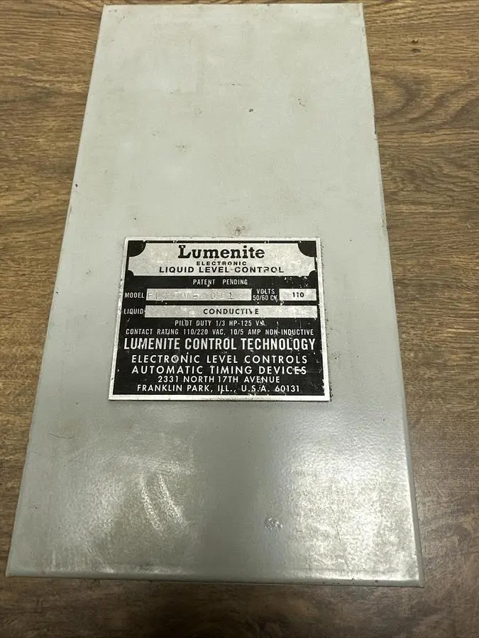New | in-Stock LUMENITE FLFTV-2011 Industrial Controls Ohio US | Surplus Asset Holdings #1242974