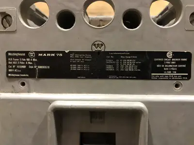 USED WESTINGHOUSE HLB3400F