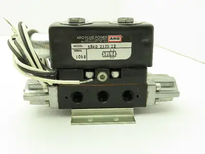 ARO 5840 2323 22 Pneumatic Solenoid Valve 5-Port 115V 150 PSI