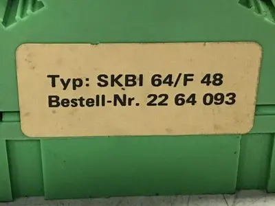USED PHOENIX CONTACT SKBI64/F48
