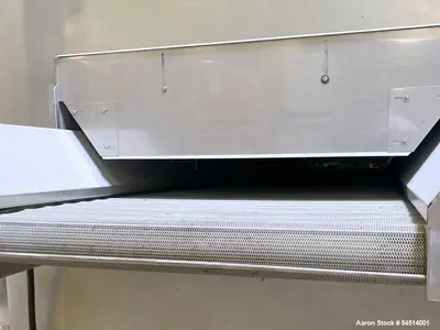 Used American Extrusion International One-Pass Oven Dryer, Model 1P1036SAE – Continuous Stainless Steel Dryer Rated Up to 1,000 Lbs/Hour