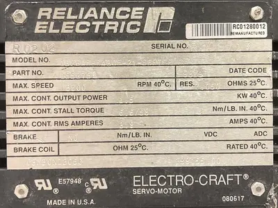 USED RELIANCE ELECTRIC 1326AB-B430E-21