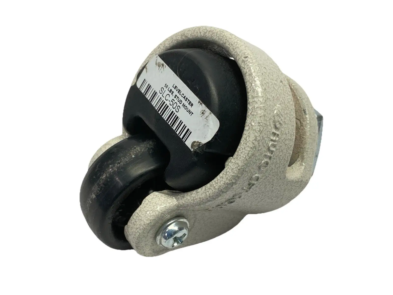 USED CARRYMASTER LEVELLING CASTER 50 LBS. STUD MOUNT