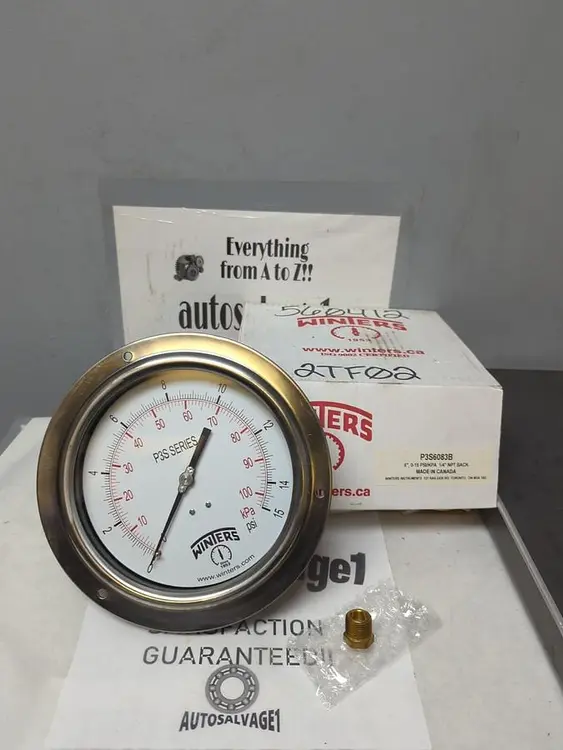 New | in-Stock WINTERS P3S6083B Universal Pressure Meters Ohio US | Surplus Asset Holdings #1242507