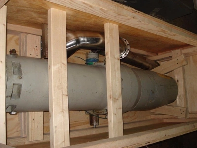 Krauss-Maffei VZO 125/3.2C perforate basket centrifuge, 316SS.