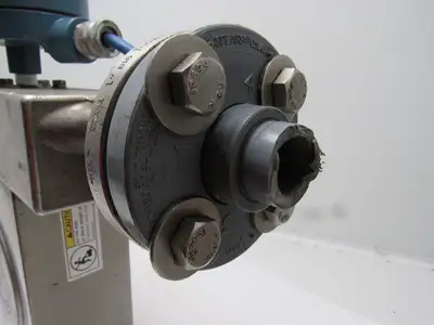 Micro Motion  F100SI128SU Stainless Steel Mass Flow Sensor Tank 1" Flange