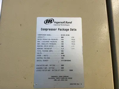 USED INGERSOLL RAND R110IW125