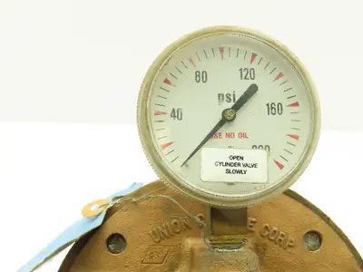 Union Carbide R5210M774 Pressure Regulator Gas Welding 350 PSI Max
