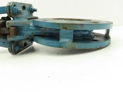 DeZurik 827 Flanged 3" Knife Gate Valve 316SS Rising Stem Metal Seat