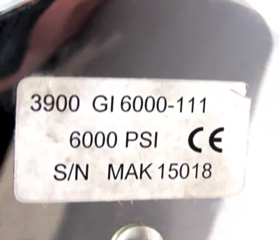 NEW MERIAM INSTRUMENT 3900 GI 6000-111 MERIGAUGE