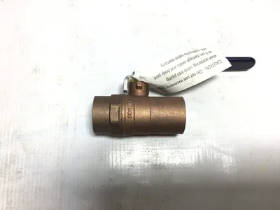 NIBCO S-580A 1″ Solder Ball Valve Brass Body Conventional Port – 6 pcs/bx